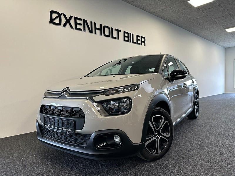 Gråmetal Brugt 2021 Citroën C3 Feel Hatchback | 104.900 kr. (Fair pris) - Billede 1/4