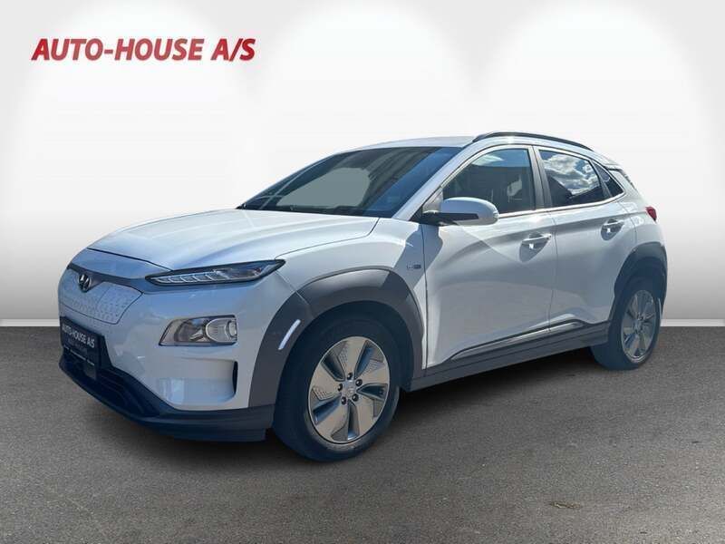 Hvid Brugt 2021 Hyundai Kona Essential SUV | 159.900 kr. (God pris) - Billede 1/3