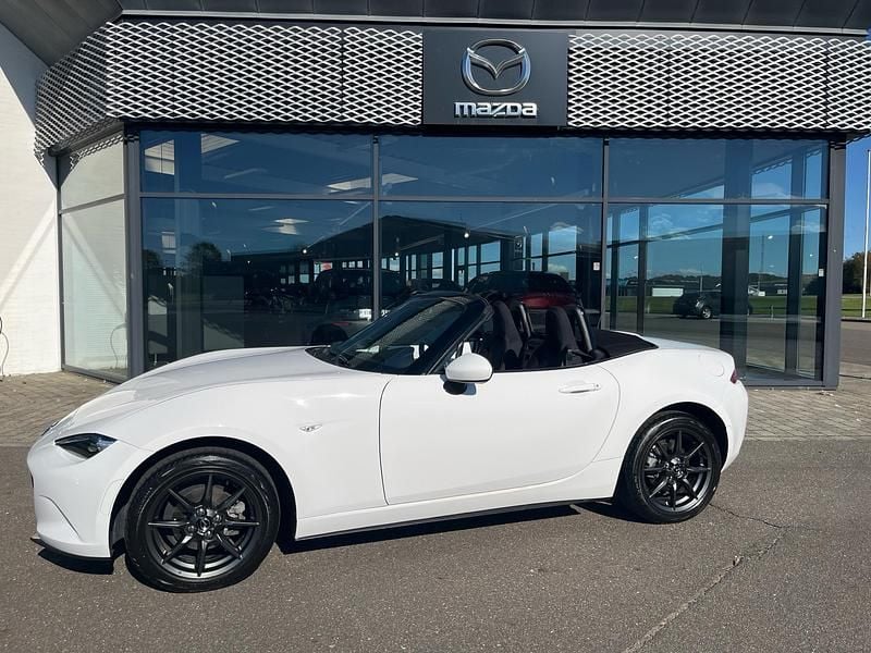 Hvid Brugt 2017 Mazda MX5 Cabriolet | 219.900 kr. (Fair pris) - Billede 1/4