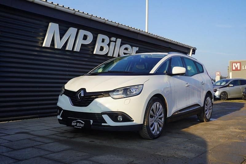 Hvid Brugt 2019 Renault Grand Scénic IV Intens MPV | 144.900 kr. (Fair pris) - Billede 1/4