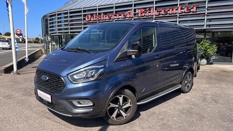 Blåmetal Brugt 2023 Ford Transit Custom Active Van | 249.850 kr. - Billede 1/4