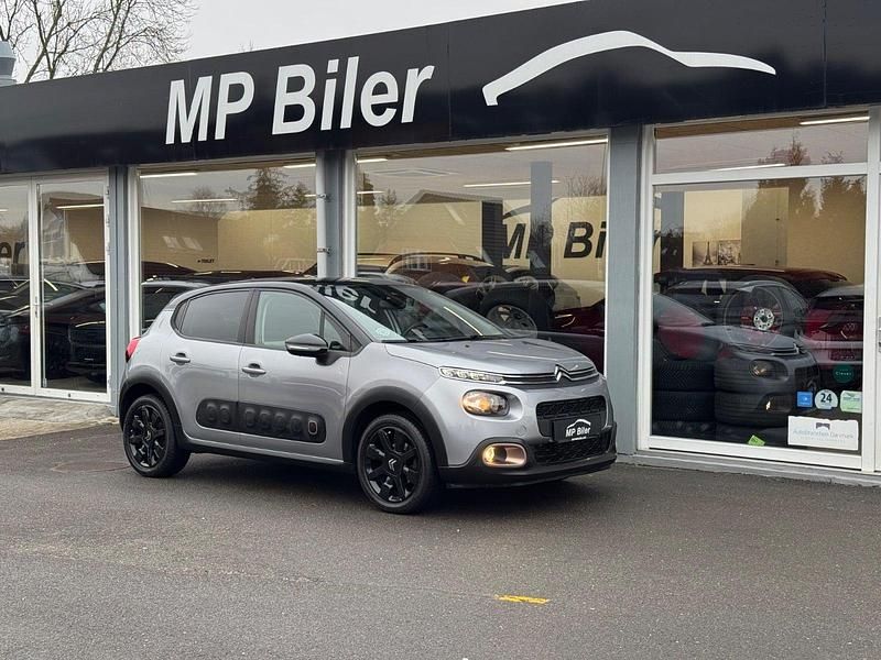 Brugt Citroën C3 PureTech 82 HK (60 kW) 2019 Sølvmetal Hatchback