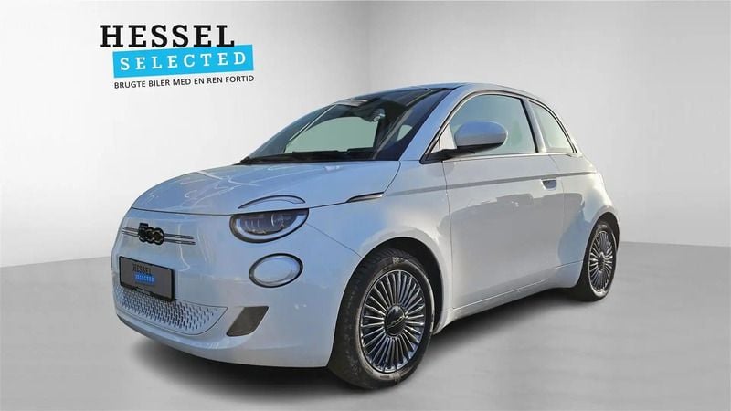 Hvid Brugt 2022 Fiat 500e Icon Hatchback | 119.900 kr. (Fair pris) - Billede 1/4