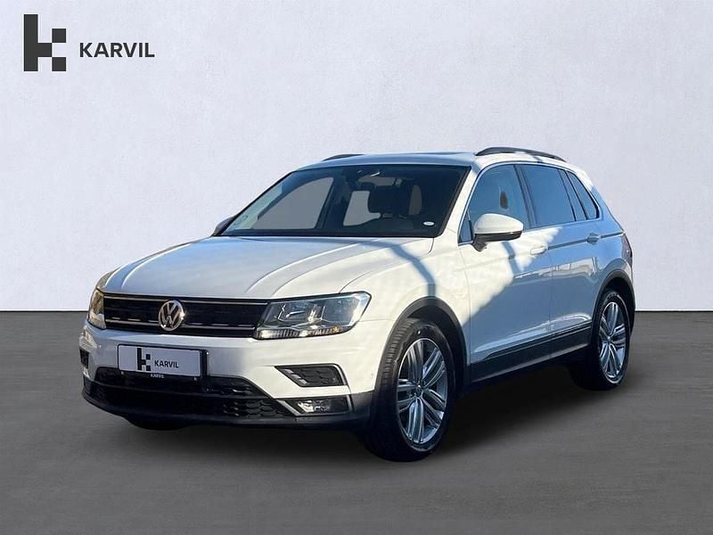 Hvid Brugt 2018 VW Tiguan Comfortline SUV | 219.900 kr. (Fair pris) - Billede 1/4