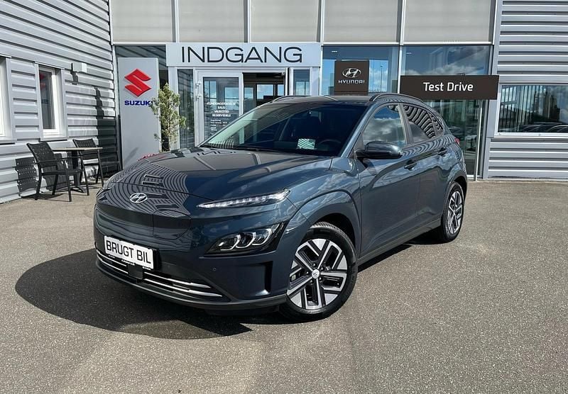 Teal metallic Brugt 2022 Hyundai Kona Advanced SUV | 189.900 kr. (Fair pris) - Billede 1/4