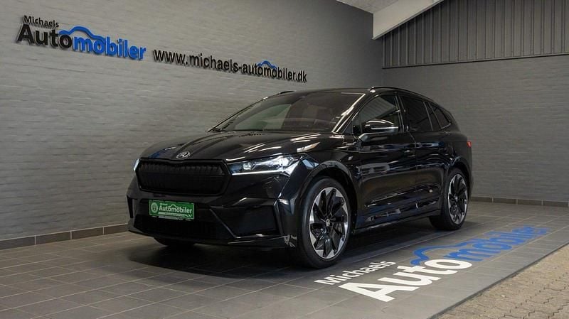Sortmetal Brugt 2021 Skoda Enyaq iV SportLine SUV | 299.900 kr. (Dyr) - Billede 1/4