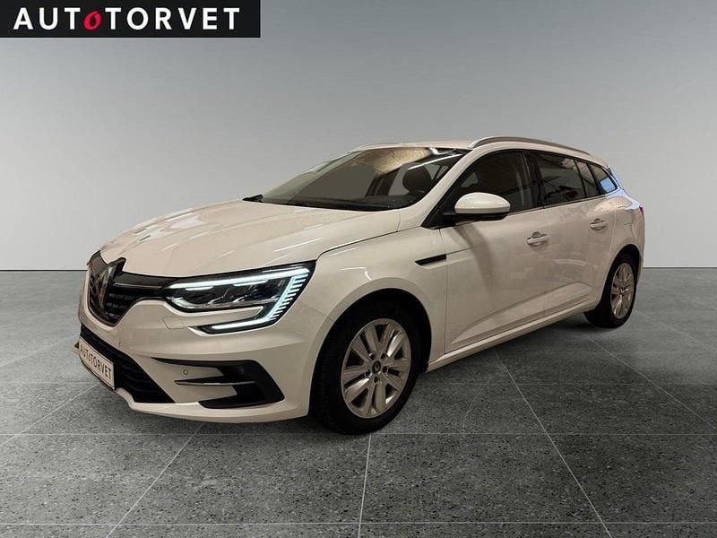 Hvid Brugt 2021 Renault Mégane IV Intens Stationcar | 124.700 kr. (Fair pris) - Billede 1/4