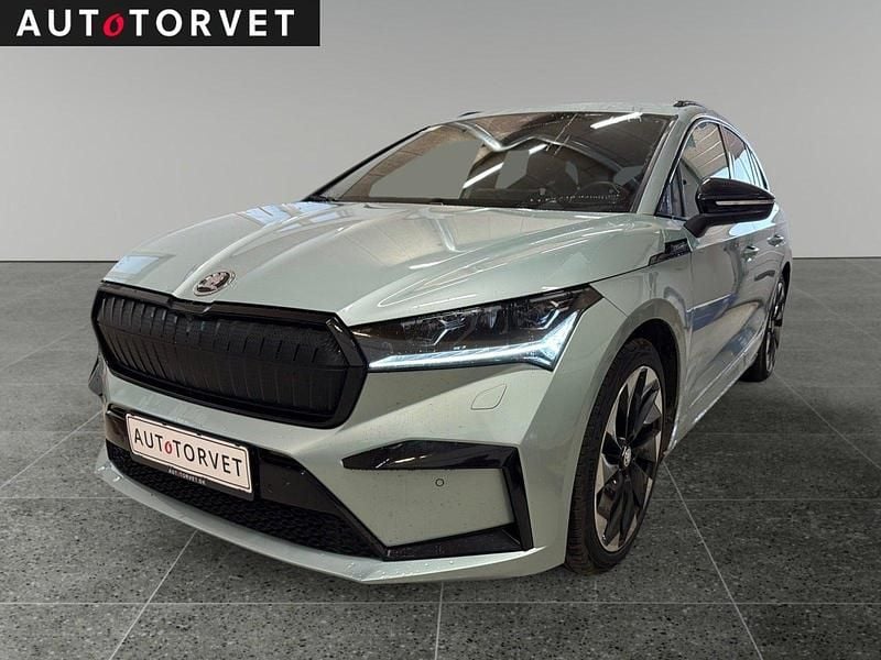 Turkismetal Brugt 2021 Skoda Enyaq iV SportLine SUV | 162.700 kr. (Fair pris) - Billede 1/4