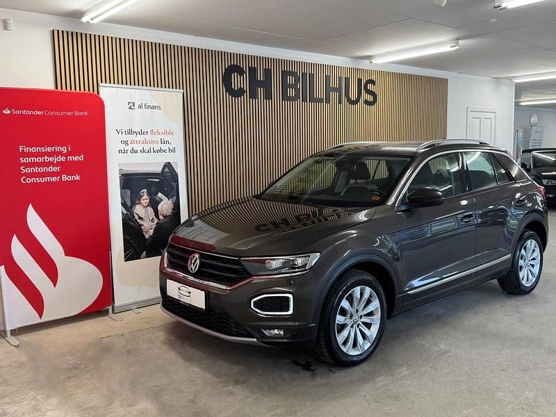 Brunmetal Brugt 2018 VW T-Roc Sport SUV | 169.500 kr. (Fair pris) - Billede 1/4