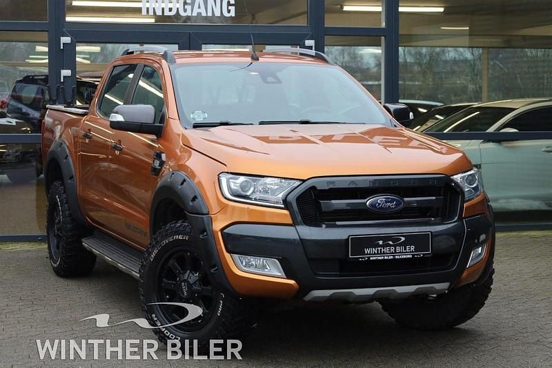 Orange Brugt 2018 Ford Ranger Wildtrack Afhentning | 149.900 kr. - Billede 1/4