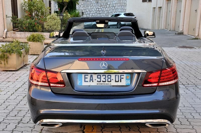 Brugt Mercedes E220 AMG line 170 HK (125 kW) 2016 Gråmetal mørk Cabriolet