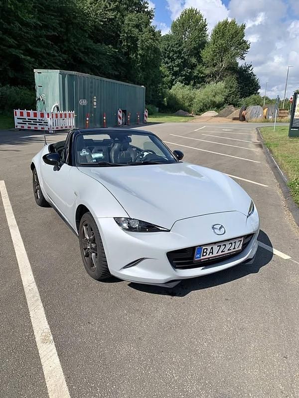 Hvid Brugt 2016 Mazda MX5 Cabriolet | 199.900 kr. (Fair pris) - Billede 1/4