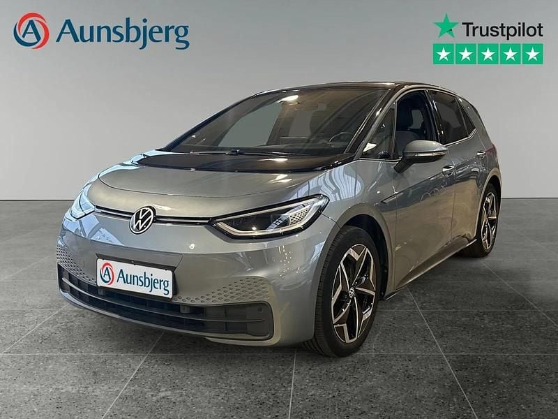 Blå metal Brugt 2021 VW ID.3 Pro Performance Hatchback | 174.500 kr. (Fair pris) - Billede 1/4
