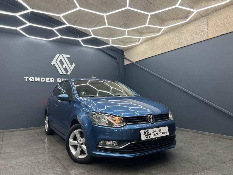 Blåmetal Brugt 2016 VW Polo Comfortline Hatchback | 89.500 kr. (Fair pris) - Billede 1/4