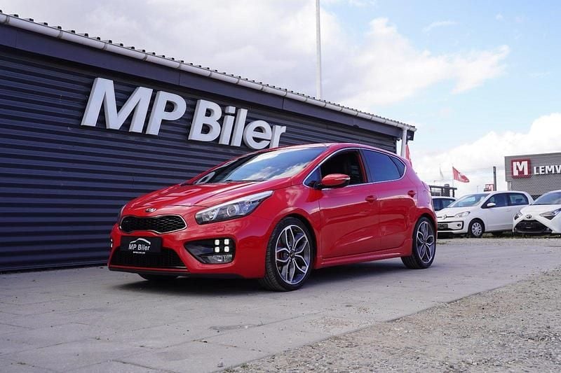 Rød Brugt 2017 Kia Ceed GT Advance Hatchback | 149.900 kr. - Billede 1/4