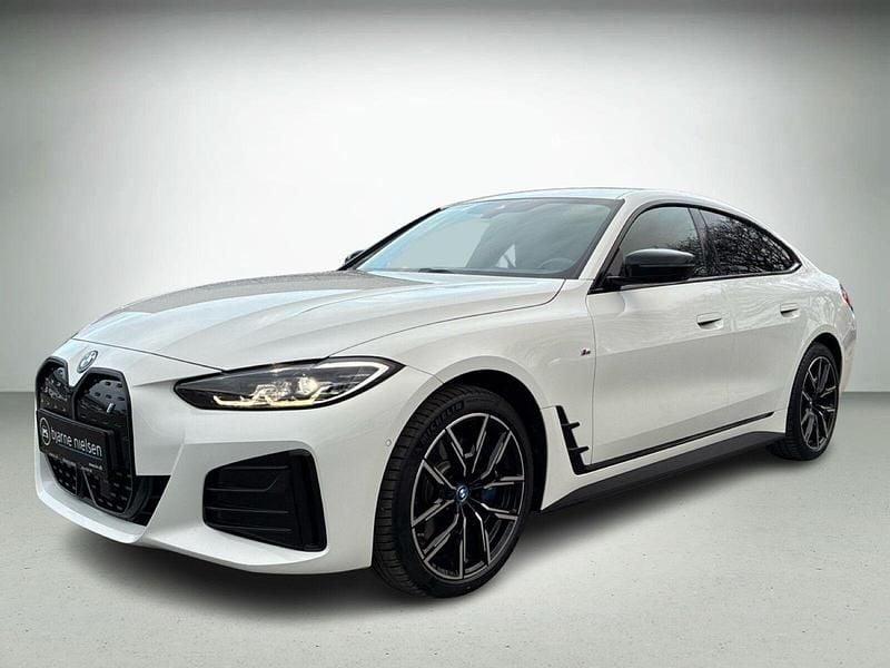 Hvid Brugt 2023 BMW i4 M Sport Sedan | 369.800 kr. (God pris) - Billede 1/4
