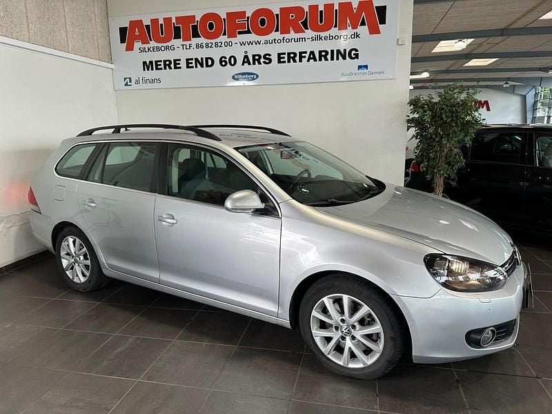 Sølvmetal Brugt 2011 VW Golf Comfortline Stationcar | 49.900 kr. - Billede 1/4