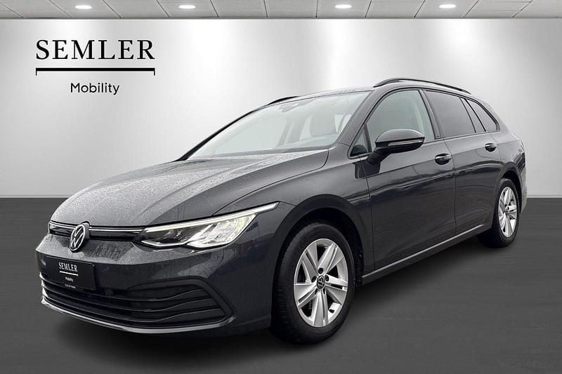 Grå Brugt 2021 VW Golf VIII Life Stationcar | 199.900 kr. (God pris) - Billede 1/4
