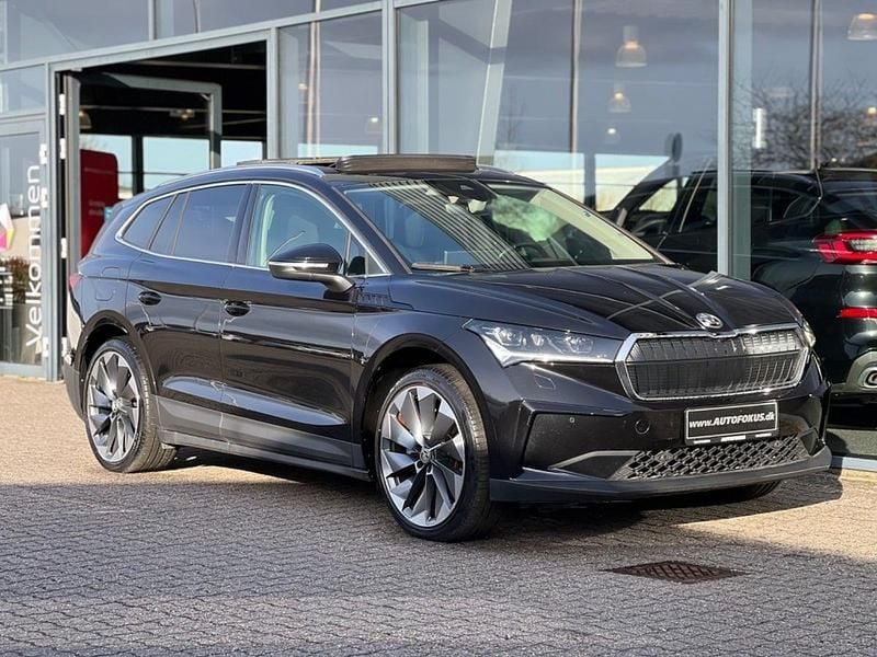 Sort Brugt 2021 Skoda Enyaq iV Suite SUV | 239.000 kr. (God pris) - Billede 1/3