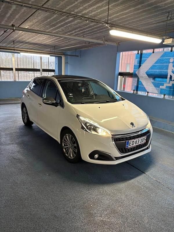Brugt Peugeot 208 100 HK (73 kW) 2018 Hvid Hatchback