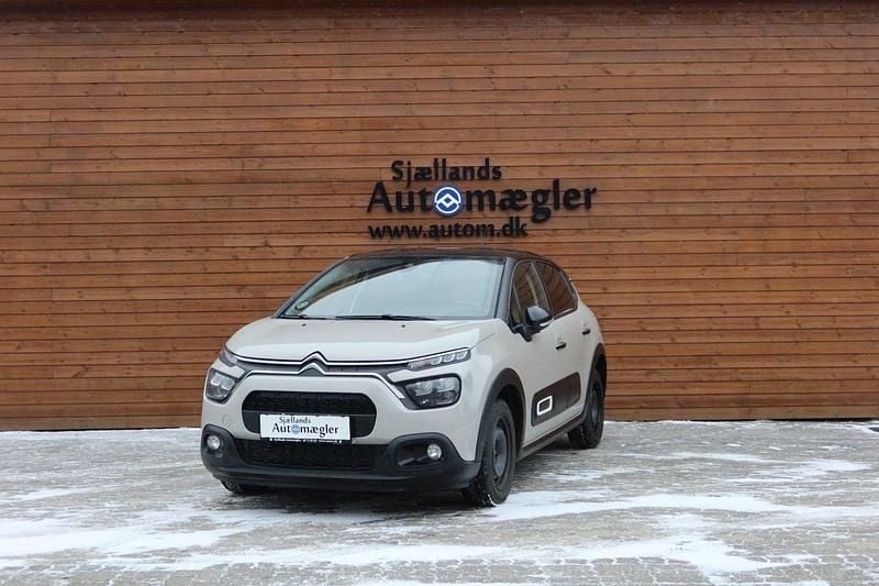 Grå Brugt 2021 Citroën C3 PureTech Hatchback | 95.000 kr. (Fair pris) - Billede 1/4