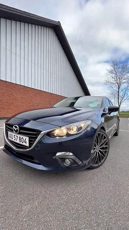 Blå Brugt 2016 Mazda 3 Sedan | 80.000 kr. (God pris) - Billede 1/4