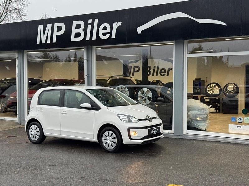 Hvid Brugt 2019 VW up! move up! Hatchback | 87.900 kr. (Fair pris) - Billede 1/4