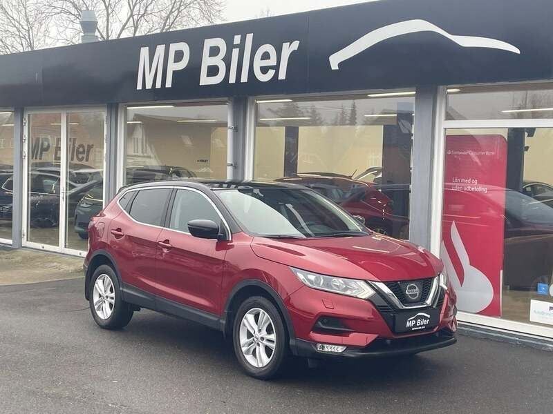 Bordeauxmetal Brugt 2018 Nissan Qashqai Visia SUV | 114.900 kr. (Super pris) - Billede 1/4