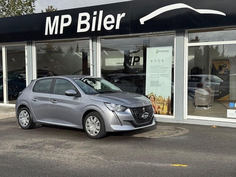 Sølvmetal Brugt 2020 Peugeot 208 Active Hatchback | 114.900 kr. (Lidt for dyr) - Billede 1/4