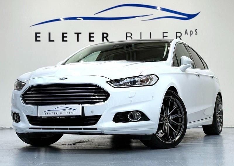 Hvid Brugt 2015 Ford Mondeo Titanium Hatchback | 109.900 kr. (Fair pris) - Billede 1/4