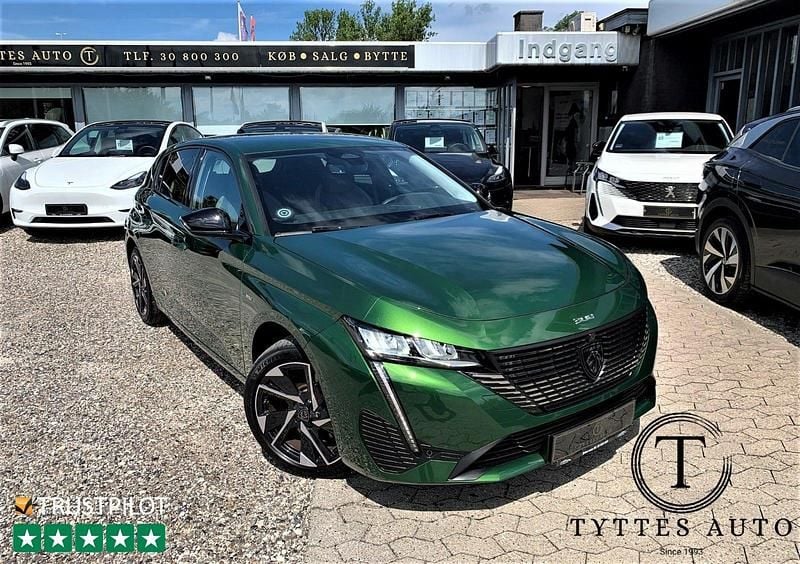 Grønmetal Brugt 2022 Peugeot 308 Selection Sky Hatchback | 199.800 kr. (Fair pris) - Billede 1/3