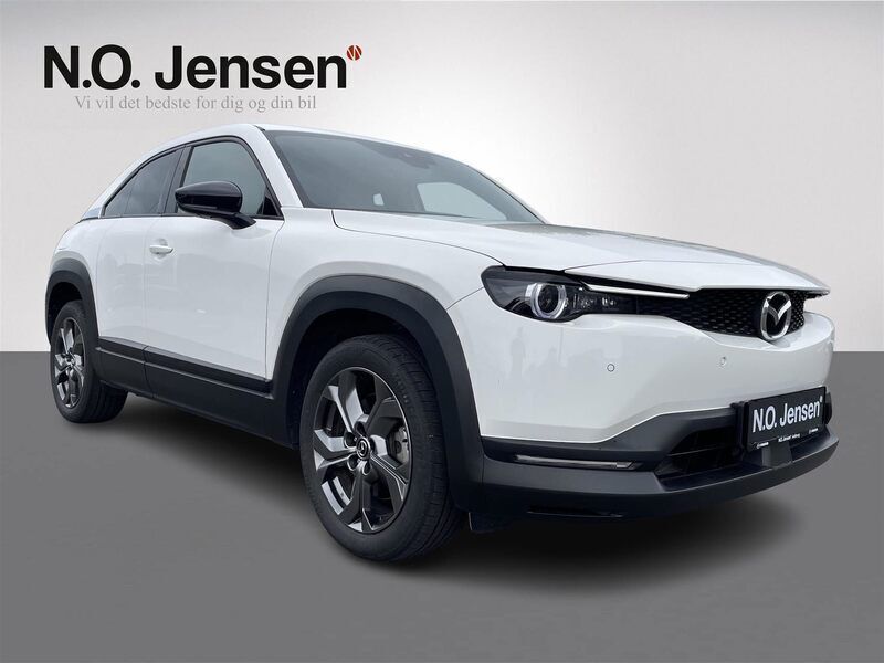 Farve ……………………………………………………………………. arctic white Brugt 2021 Mazda MX30 Cosmo SUV | 129.900 kr. (Fair pris) - Billede 1/4