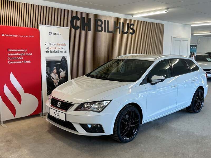 Hvidmetal Brugt 2019 Seat Leon ST Style Stationcar | 129.500 kr. (Super pris) - Billede 1/4