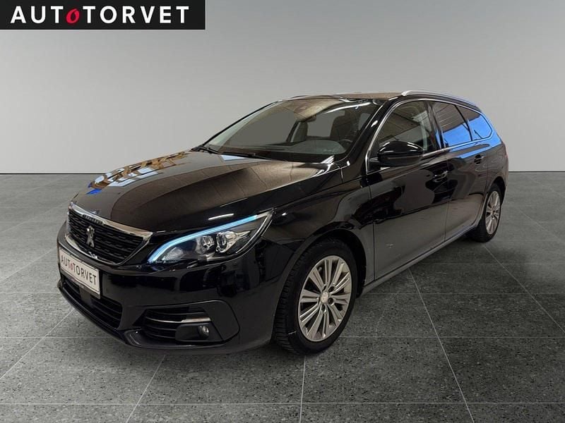 Sort Brugt 2020 Peugeot 308 Allure Stationcar | 92.700 kr. - Billede 1/4