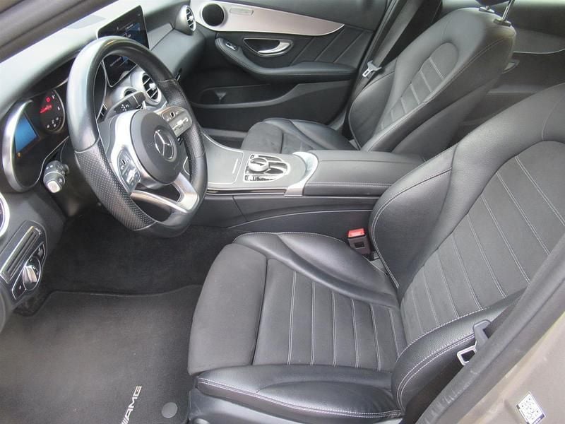 Mojavesølv metallak Brugt 2019 Mercedes C220 AMG line Stationcar | 314.990 kr. (Fair pris) - Billede 1/4