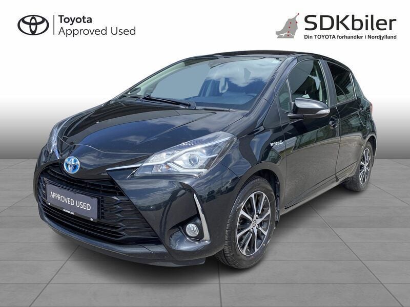 Sort Brugt 2018 Toyota Yaris Hybrid H2 Hatchback | 109.900 kr. (Fair pris) - Billede 1/4