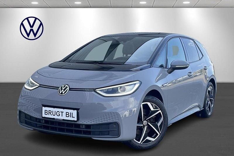 Grå Brugt 2021 VW ID.3 Pro Performance Hatchback | 157.900 kr. (Lidt for dyr) - Billede 1/4