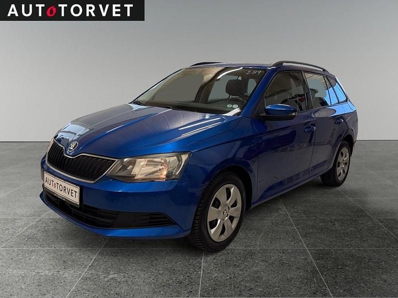 Blåmetal Brugt 2016 Skoda Fabia Ambition Stationcar | 49.700 kr. (Fair pris) - Billede 1/4