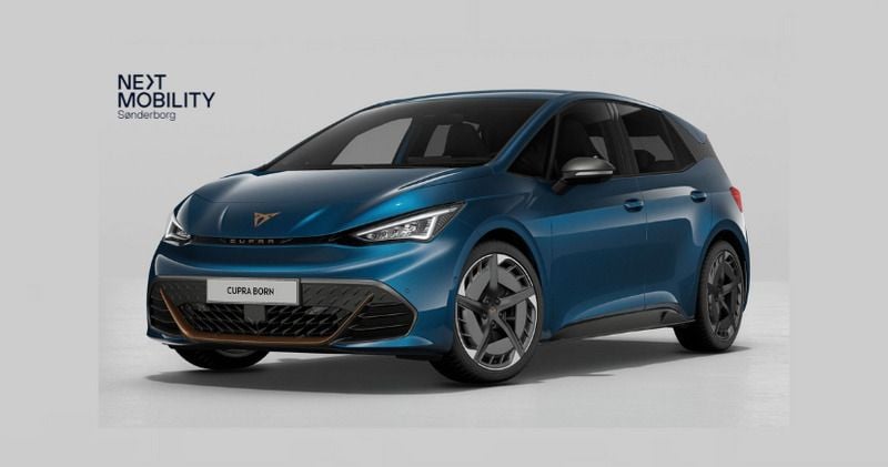 Blåmetal Brugt 2025 Cupra Born Hatchback | 312.566 kr. (Dyr) - Billede 1/3