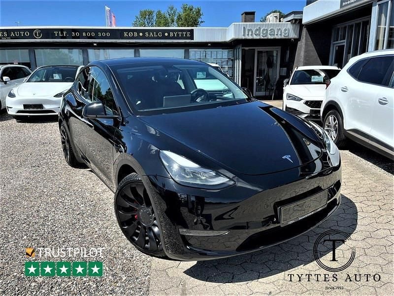 Sortmetal Brugt 2022 Tesla Model Y Performance SUV | 309.800 kr. (Fair pris) - Billede 1/4