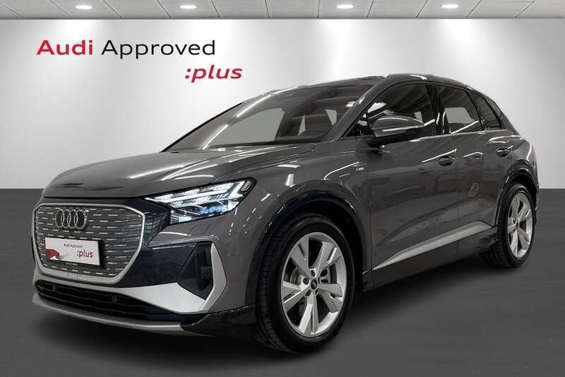 Gråmetal Brugt 2024 Audi Q4 e-tron Advanced Plus SUV | 459.900 kr. - Billede 1/4