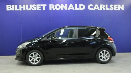 Brugt Peugeot 208 82 HK (60 kW) 2018 Sortmetal Hatchback