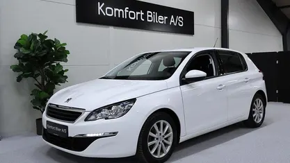 Hvid Brugt 2015 Peugeot 308 Active Hatchback | 78.900 kr. (Fair pris)