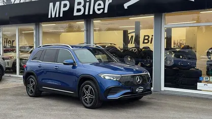 Blåmetal Brugt 2024 Mercedes EQB300 AMG line SUV | 329.700 kr. (God pris)