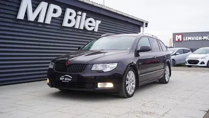 Sortmetal Brugt 2010 Skoda Superb Elegance Stationcar | 29.900 kr. (Super pris)