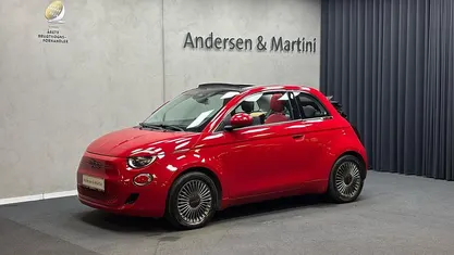Rød Brugt 2022 Fiat 500e Red Cabriolet | 118.800 kr. (Fair pris)
