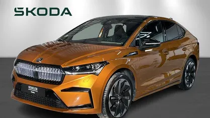 Orangemetal Brugt 2024 Skoda Enyaq iV SportLine SUV | 389.900 kr. (Fair pris)