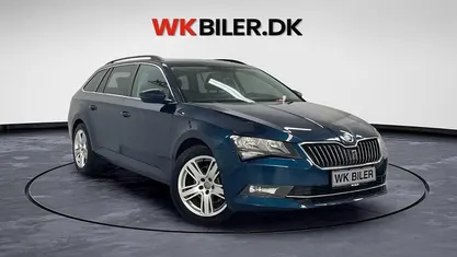 Brugt Skoda Superb Active 150 HK (110 kW) 2018 Mørkblåmetal Stationcar