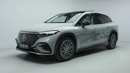 Grå Brugt 2023 Mercedes EQS450+ AMG line SUV | 1.024.900 kr. (Super pris)