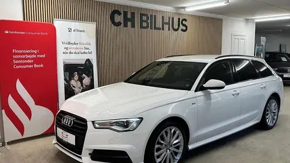 Hvid Brugt 2016 Audi A6 S-Line Stationcar | 219.500 kr. (Fair pris)